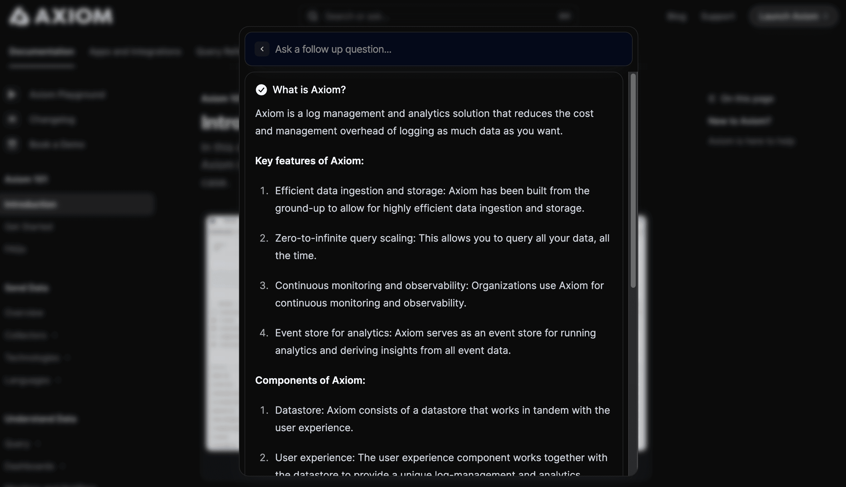 AI-powered chat