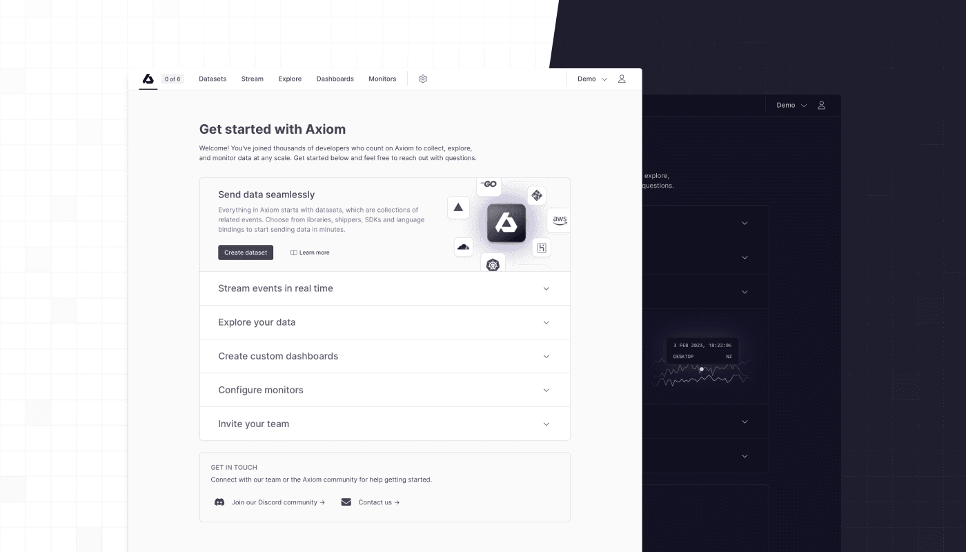 Get started with Axiom