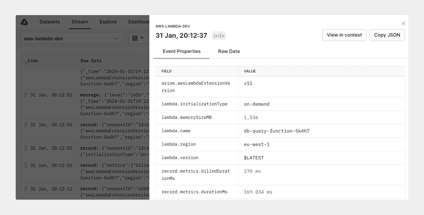 Monitoring Lambda
