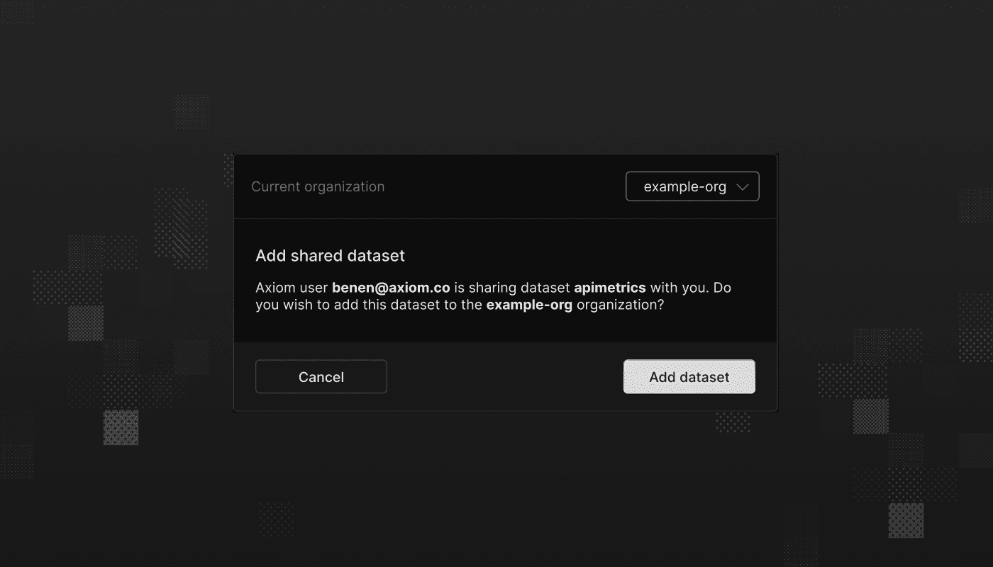 Dataset sharing