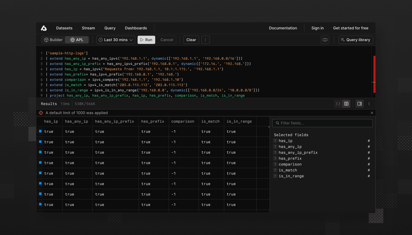 New IP functions in APL