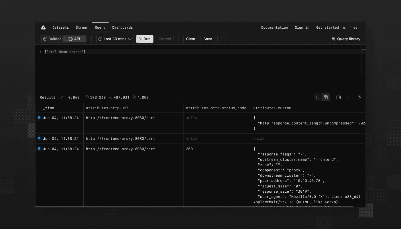 Support for new versions of OpenTelemetry semantic conventions