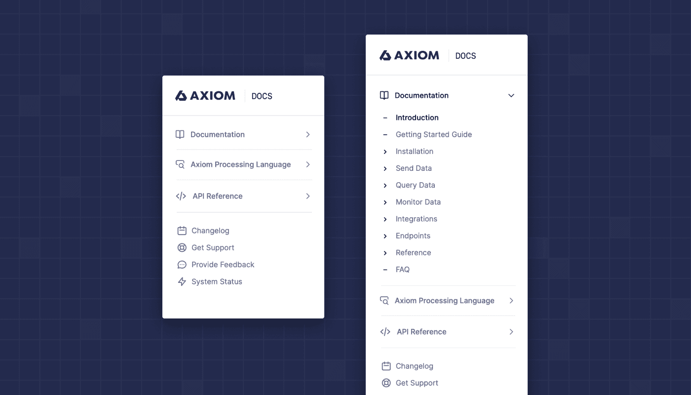 Enhanced documentation navigation