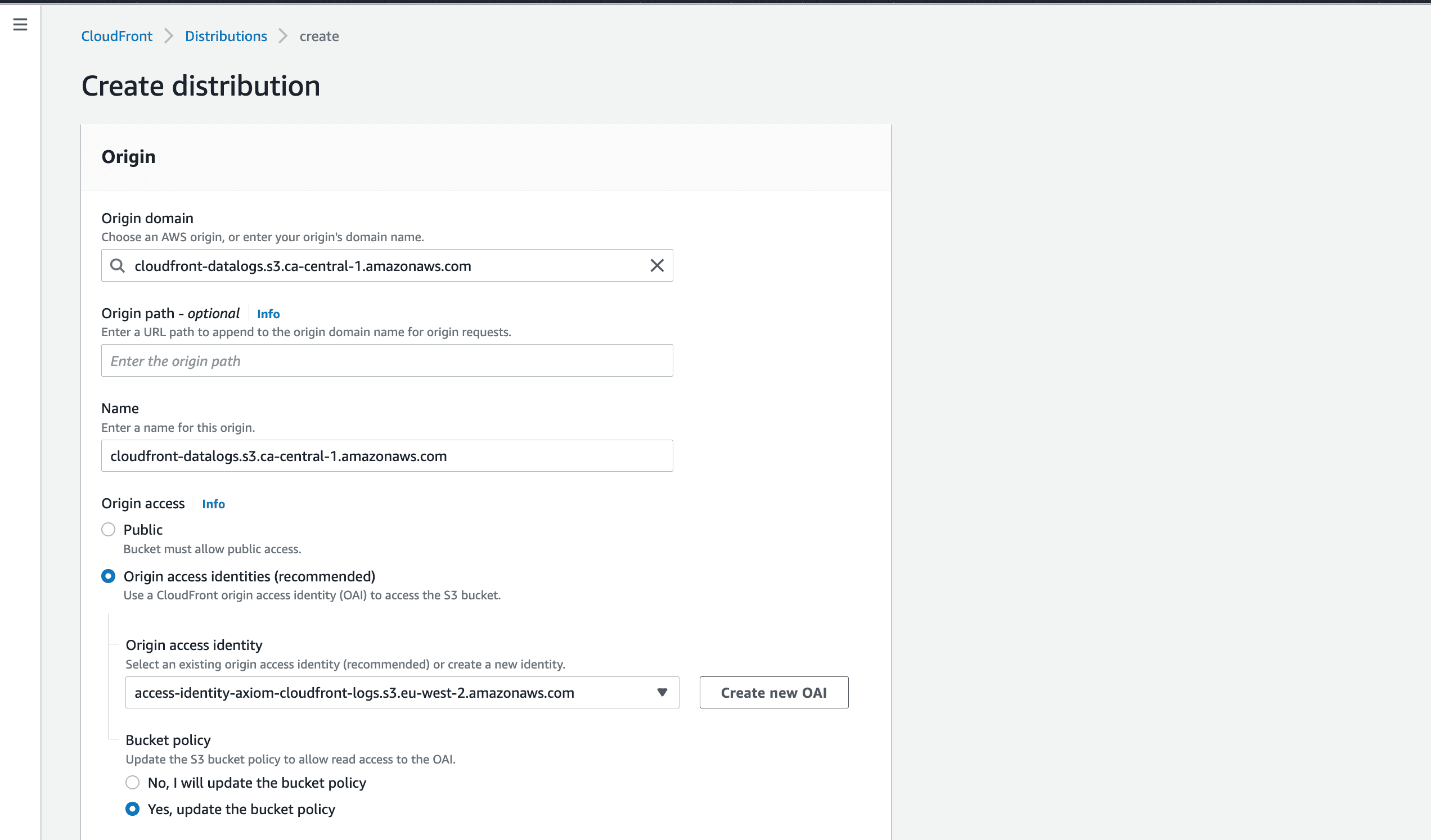 CloudFront Distribution